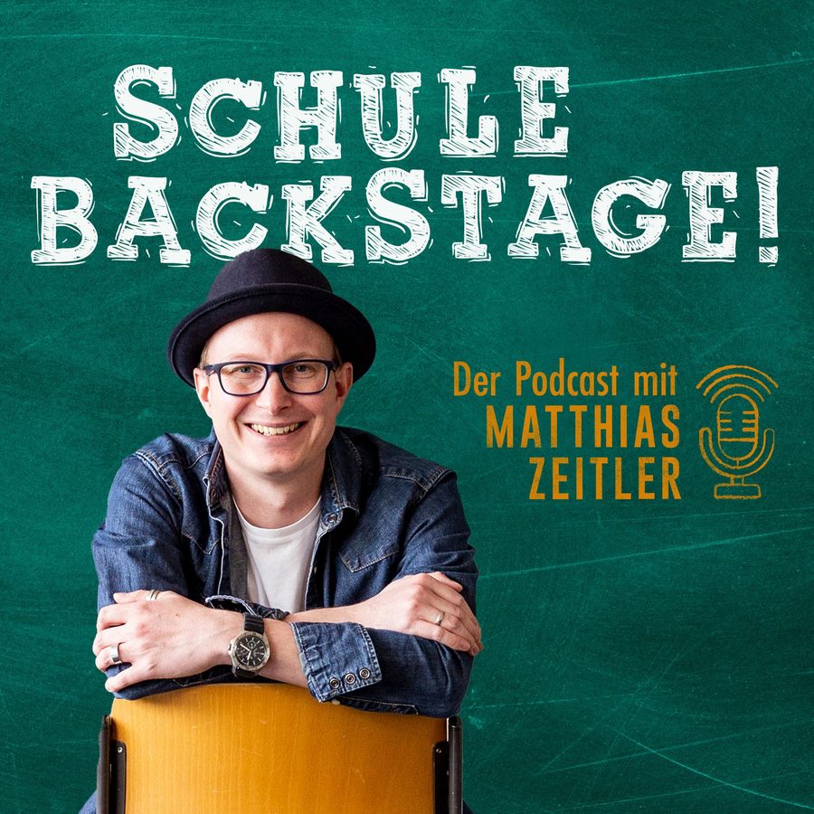 Podcast-Cover Schule Backstage!